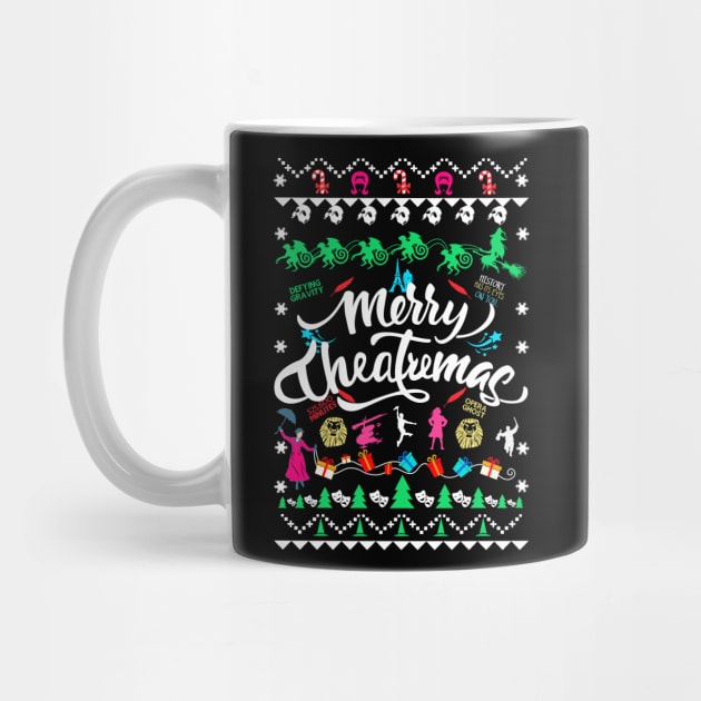 Ugly Theatre Christmas Sweater by KsuAnn